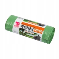 Biologicky rozložiteľné vrecia na odpad 120L, 10 ks