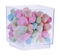 Plastové poháre Mini Cube 70ml/25ks pohár