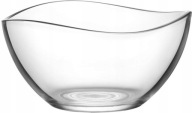 Lav sklenená šalátová misa veľká misa vlna vlna 1500ml 21cm na ovocné šaláty