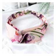 Turbanová čelenka Flowers O324R