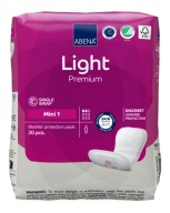 Anatomické urologické absorpčné vložky ABENA Light Mini pre ženy s urologickými problémami