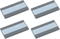 LEGO Tile 2x4 Potlač 87079pb0821 - 4ks