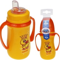 HRNEK NA TRÉNING FĽAŠU 240 ml STRIEBORNÁ FĽAŠA PRE DETI 6M+ CANPOL BABIES