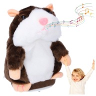 HOVORÍCI HAMSTER hračka opakujúca sa plyšová hračka maskot rozprávača rozpráva slová