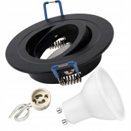 SET pohyblivé halogénové svietidlo + GU10 LED 4,5W