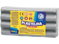 Plastelína 500g Astra Grey