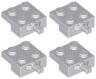 LEGO 4488 Svetlosivý podvozok NOVINKA (4g) 4 ks.
