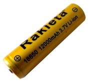 1x nabíjateľná 18650 12000 mAh 3,7V LI-ION batéria