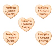 Drevené SRDCE, SPOMIENKY SPOJENIA, gravírované 3cm s anjelskými srdiečkami, 5 kusov