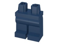 Lego New Legs Nohy bez potlače Plain Dark Blue 970c00