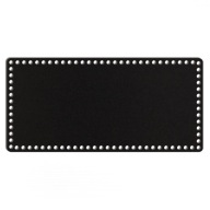 čierny základný košík dno 22x46cm HDF obdĺžnik