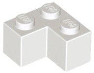 LEGO 2X2 ROHOVÁ BIELA ​​2357 PRE 10 KS