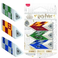 HARRY POTTER Zmapovaná školská guma, 3 sada