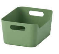 IKEA UPDATERA Nádoba zelená 24x17 cm