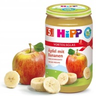 HIPP BIO OVOCIE DEZERT JABLKO A BANÁN BEZ CUKRU 250g