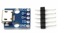 Micro USB 5pinový modul PCB (5ks)