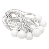 GUMOVÝ NAPÍNAK S GUĽOU BUNGESS BIELY 15 CM x10