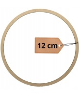 Prsteň lapač snov, základňa makramé, 12 cm