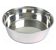 TRIXIE KOVOVÁ MISKA S GUMOVÝM PODKLADOM 1L/17cm
