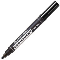 CENTROPEN 8576 čierny permanentný popisovač, rez