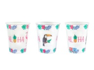 Aloha Hawaii narodeninové poháre 250ml 6 ks