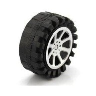 Plastové koleso pre robota RC vozidla 41x18