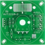 Najjednoduchší 230V regulátor výkonu, AVT2210 PCB