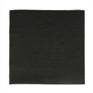 Papstar obrúsky 20-20 cm 2-vrstvové, 1/4 preložené, 125ks, čierne