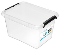 Priehľadná plastová nádoba s krytom 2L Box Organizer Box