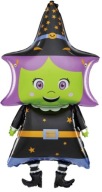HALLOWEEN FÓLIOVÝ BALÓN ČARODĚJNICE FÓLIOVÉ BALÓNKY OZDOBY 99cm