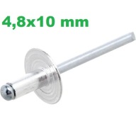 Alu trhací nit s veľkou hlavou, 4,8x10mm / 50 kusov