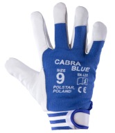 Pracovné rukavice CABRA BLUE z kozej kože, veľkosť 9-L