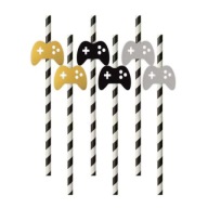 STRIPED STRAWS Herná konzola GAMEPAD GAMING PARTY