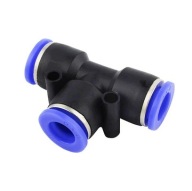 Pneumatický rýchly konektor, PE hadicový konektor, 8mm T-kus