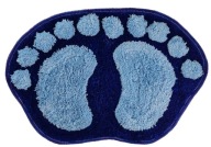 KOBEREC KÚPEĽŇOVÝ KOBEREC NOHA NAVY BLUE BLUE Soft