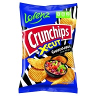 1x 140g CRUNCHIPS Bezlepkové lupienky X-Cut Chakalaka