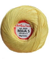Cordonek MAJA 5 ariadna 210m - 333 svetložltá