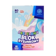 A3/10 blok na kreslenie, pastelová farba Astra, 80g