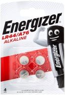 4x ENERGIZER BATÉRIA LR44 AG13 G13 A76 L1154 KA76