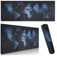 Podložka pod myš, klávesnica, veľká 80x30 cm, mapa sveta, podložka na stôl