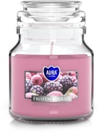 PARAFÍNOVÁ Sviečka VONNÁ SVIEČKA zo skla 28H 120G BISPOL FROSTED BERRIES