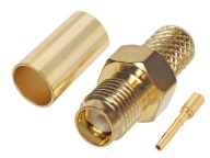SMA 50Ohm zásuvka krimpovaná pre kábel H-155