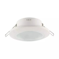 V-TAC GU10 Zapustené okrúhle tesné očko so sklom IP44 Biela VT-981 3 La