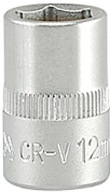 3/8'' KRÁTKA ZÁSUVKA 6-RAMENÁ AS-DRIVE 12MM - YATO