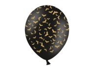 Balóny s potlačou netopierov Halloween, 30 cm, 6 ks