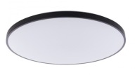 Okrúhle LED stropné svietidlo 23cm 12W neutrálne 960lm LARA čierne IP20 VOLTENO