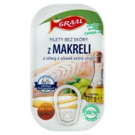 GRAAL Filety z makrely bez kože s olivovým olejom 110 g