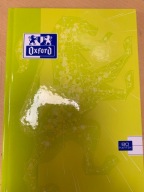 Zápisník Brulion OXFORD, A5, tvrdý, 80 listov, žlto linajkový