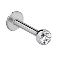 Labret s guľou - Crystal 1,2/6/3 crystal