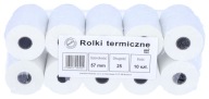 Termopapier rolka do pokladničného terminálu 57x25m 10 KS DRESCHER
